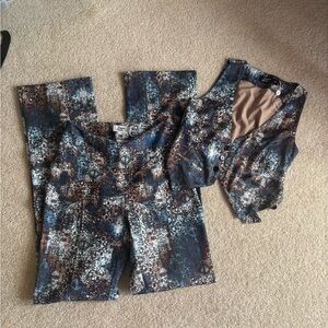 tiger mist top and pants set